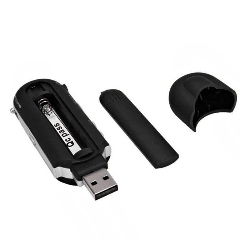 Een Sn MP3 U Disk Geen. 7 Batterij Card Usb In-Line Radio Cassette Player Black