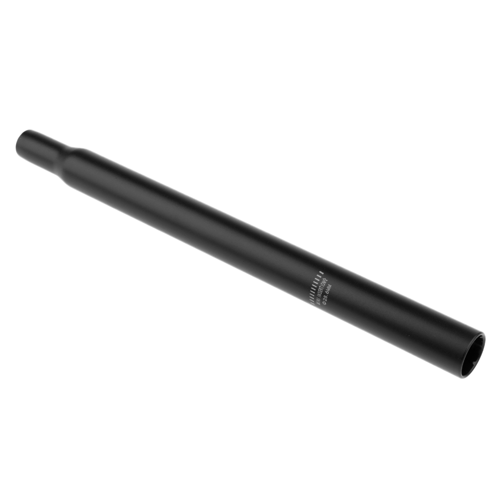 Stevige Aluminium Zadelpen 28.6 x 450 mm, Zwart