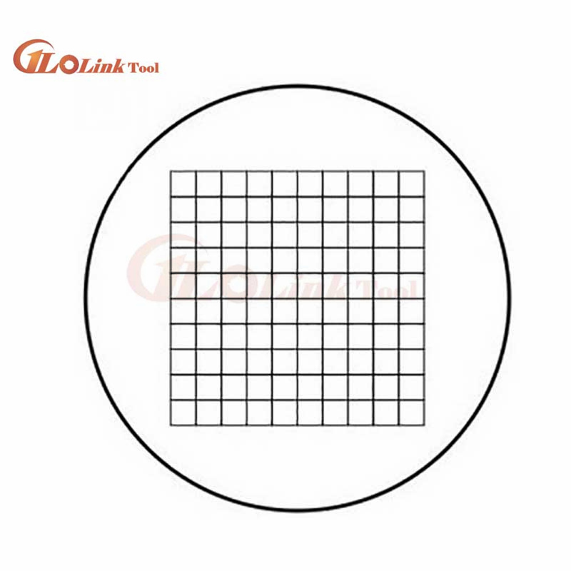 C1 - C7 Optical Glass Microscope Calibration Slides Eyepiece Reticle Ruler Microscope Stage Micrometer for Eyepieces Measurement