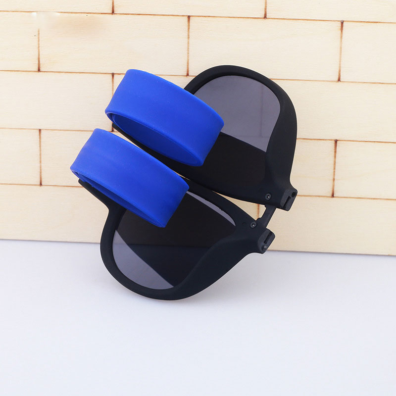 Slap Sunglasses Polarized Women Slappable Bracelet Sun Glasses for Men Wristband Fold Shades Oculos Colorful Mirror