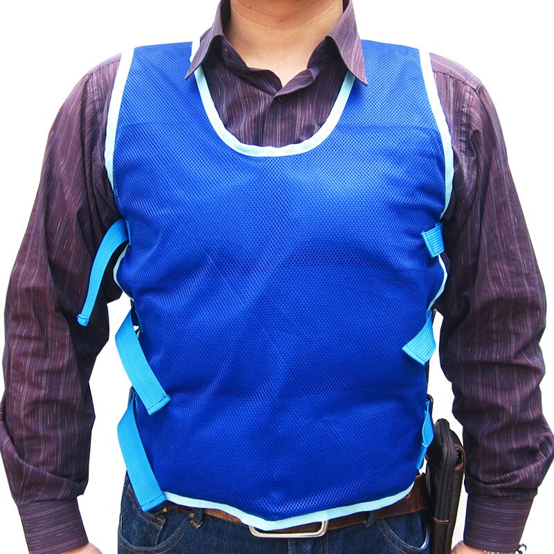 ZYNNEVA été glace gilet de refroidissement gilet de refroidissement pour hommes coup de chaleur de refroidissement en plein air haute température salopette en plein air sac de glace vêtements GC1138