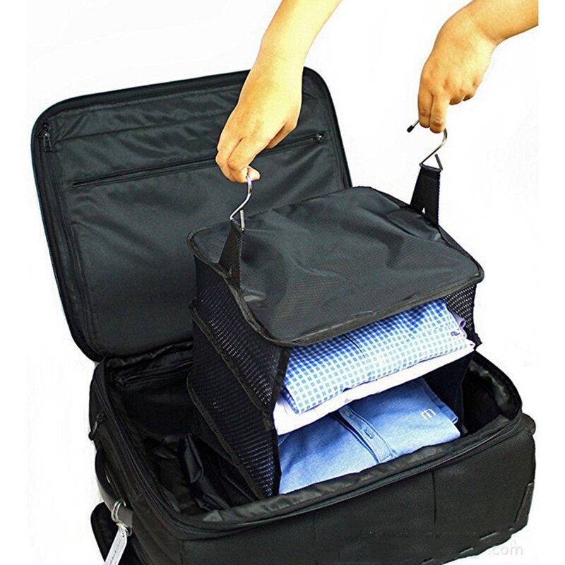 3 Layers Outdoor Camping Storage Hanging Bag Portable Waterproof Drying Net Foldable Hiking Travel Package Mesh Bag