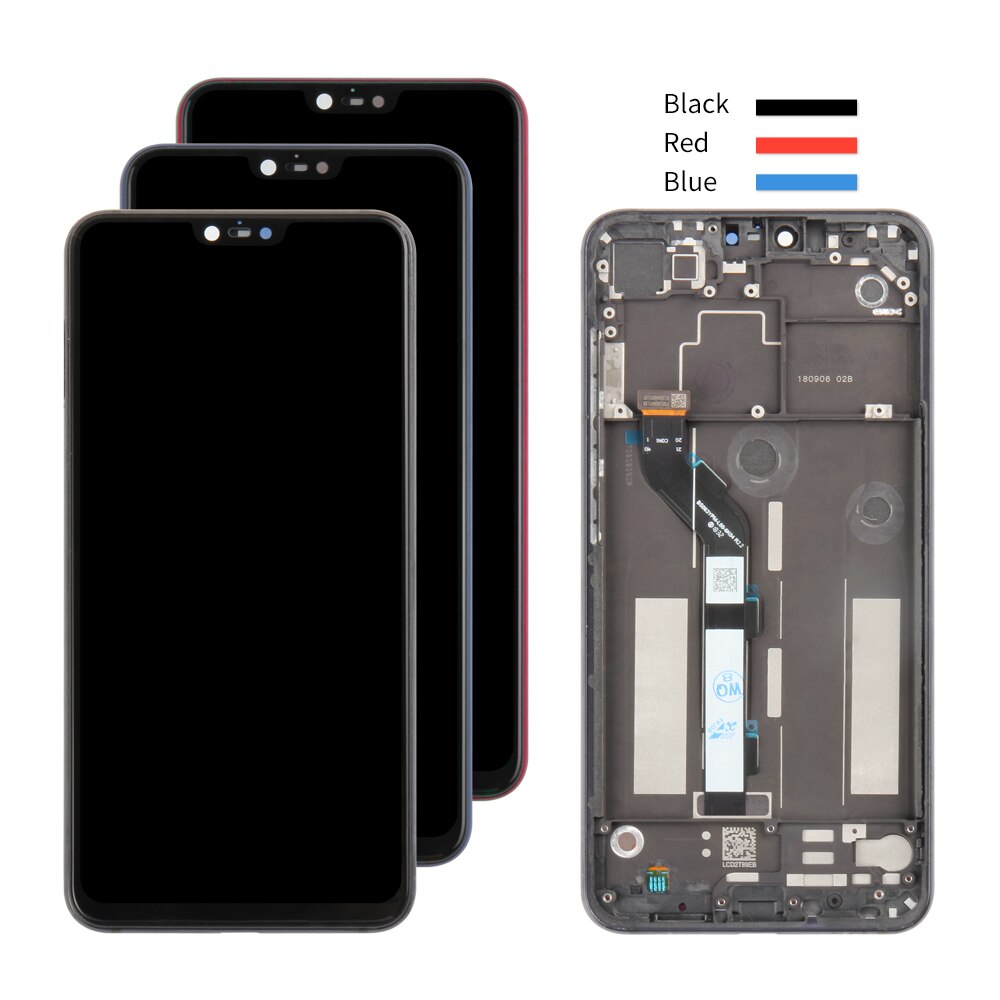 For XiaoMi Mi8 Lite LCD Display Matrix Touch For XiaoMi Mi 8X Screen Digitizer Sensor Assembly For Mi8 Youth Display Frame Mi 8