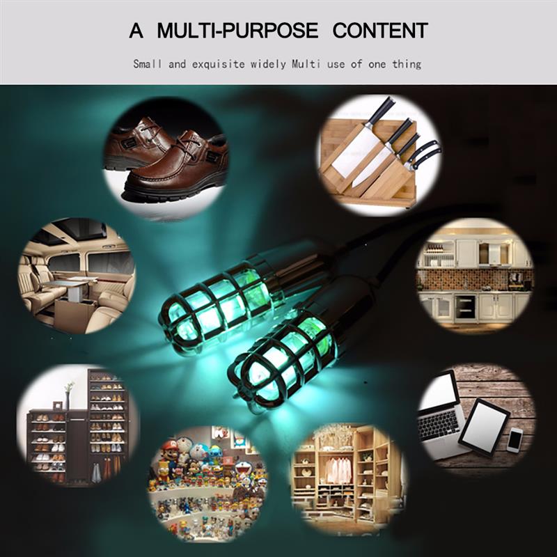 Shoes Boot UV Lamps Sterilizer Light Dryer Warmer Deodorizer Dehumidify Sterilizer Ultraviolet Ozone Sterilization EU/US Plug