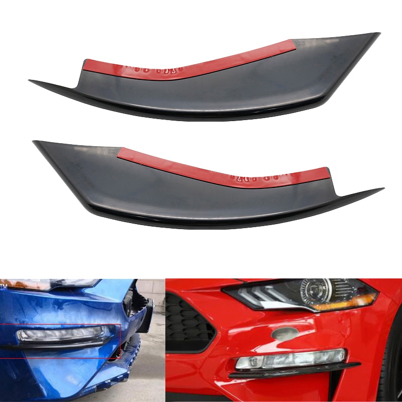 Paire d&#39;autocollants pour phare antibrouillard avant de voiture, couverture décorative pour Ford Mustang + accessoires de voiture