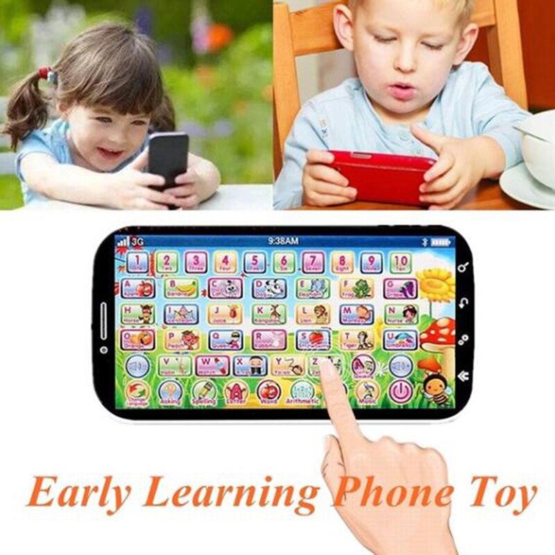 Mobiele Telefoon Touch Screen Baby Speelgoed Voor Kinderen Studenten Educatief Speelgoed 14.5X7.5Cm Wit Leren Machine, kinderen Speelgoed