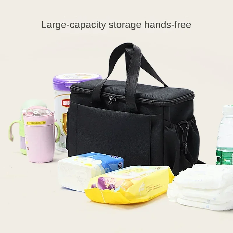 Kinderwagentaschen-organizer mit großem fassungsvermöGen, reise-hängetasche, flaschenhalter für mütter, wickeltaschen, kinderwagenzubehör