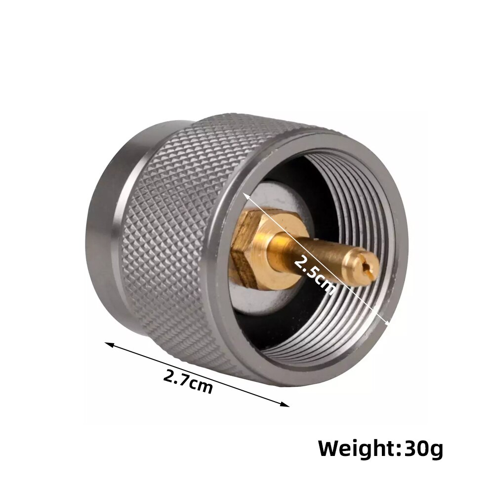 Udendørs camping komfur gas tank adapter mapp gas tank adapter amerikansk standard adapter