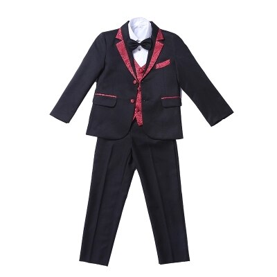 Neue Frühling und herbst jungen hochzeit kostüm formalen Blazer anzüge England stil jungen prom weste Blazer anzug freundlicher kleidung einstellen: 12T
