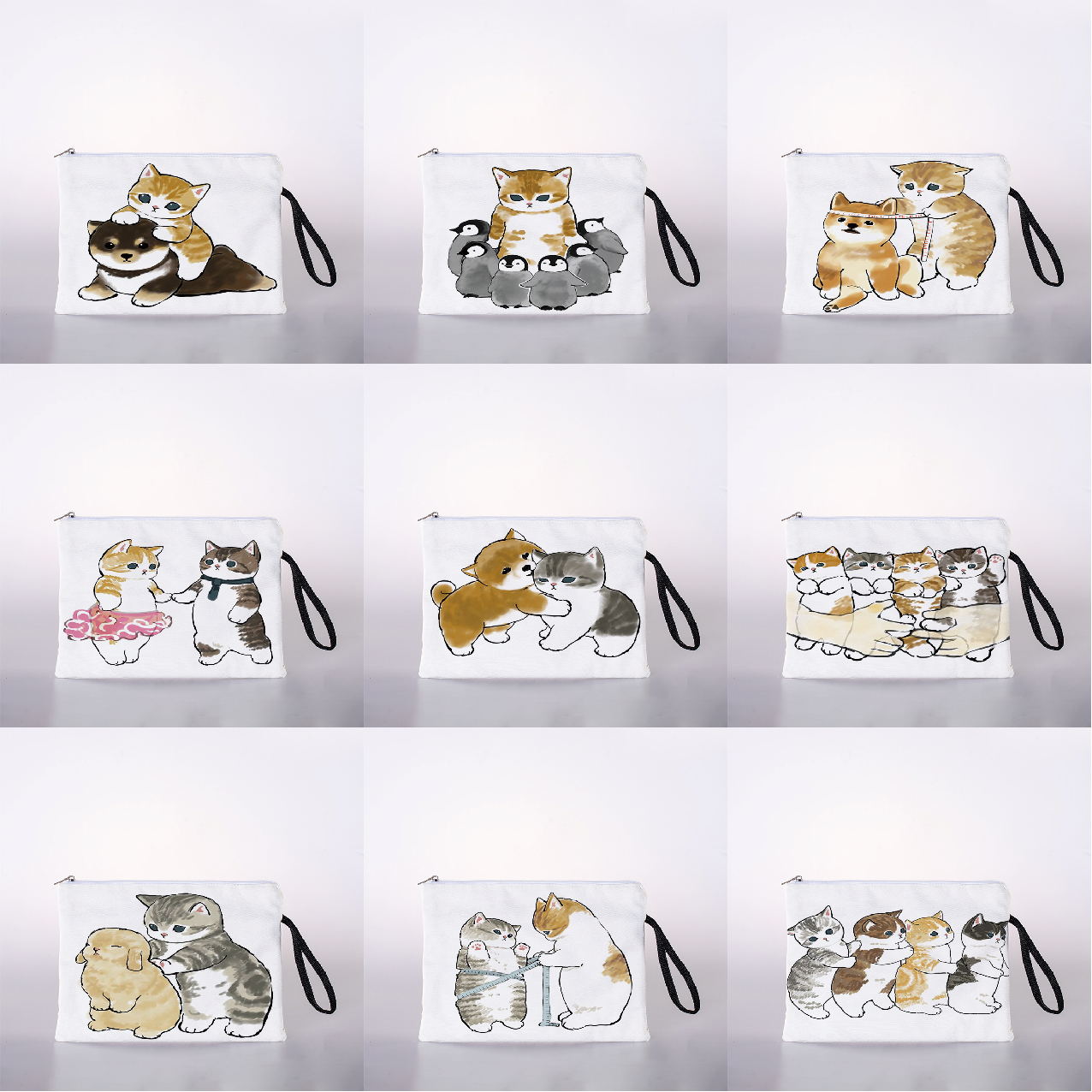 Öl malerei katze drucken kosmetik tasche, frauen kosmetik tasche, mädchen kosmetik tasche, weibliche Toilettenartikel lagerung tasche