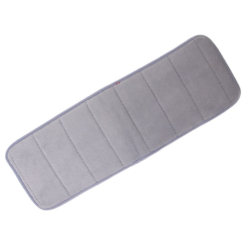 Ultra de memoria algodón teclado almohadilla suave absorbente de sudor Anti-slip muñeca alfombrilla para codos Pad Oficina escritorio ordenador de sobremesa: Light gray