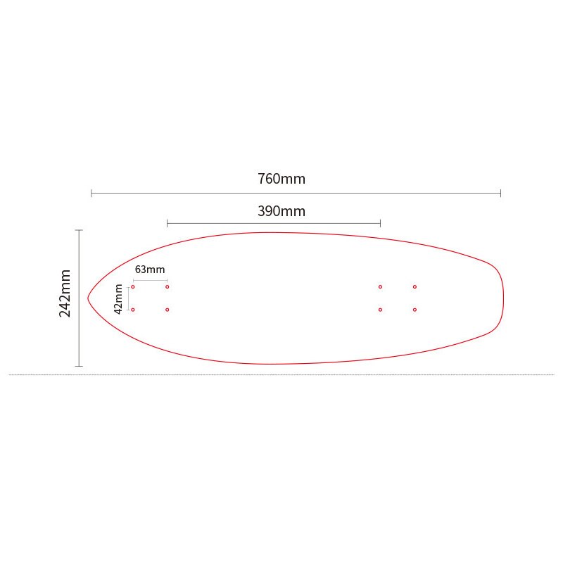 Maple Roller Skateboard Maken Duurzame Professionele Carver Surf Land Skateboard Schaatsen Voor Volwassen Mannen Skate Board Zonder Wiel