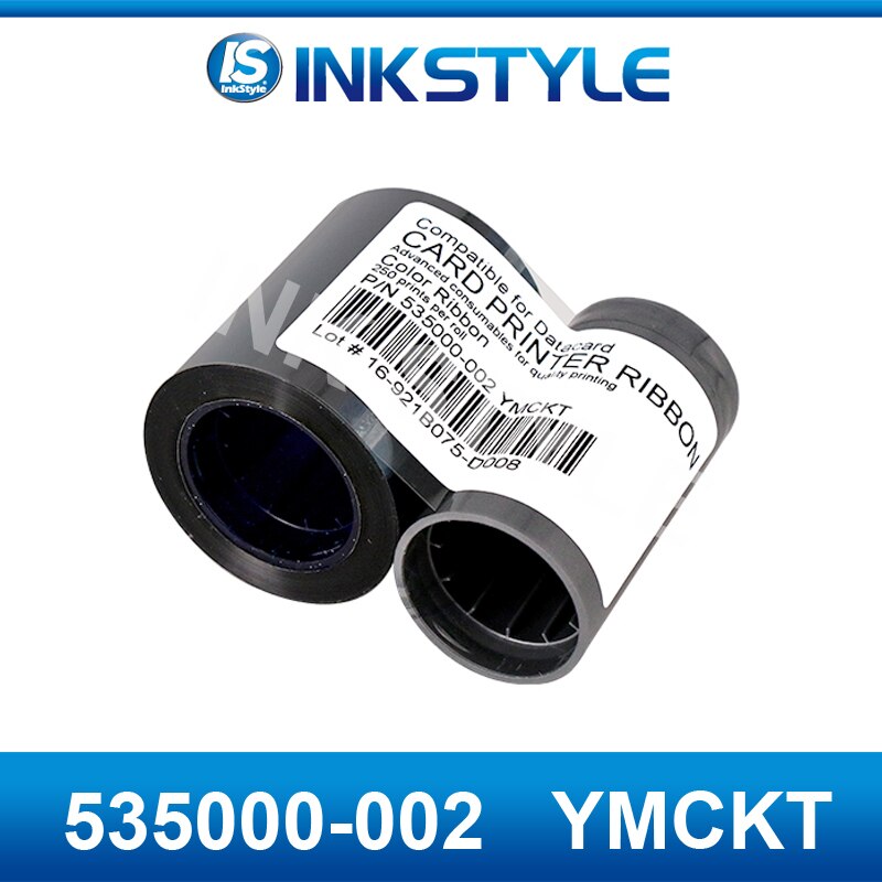Per Datacard 535000-002 YMCKT Colore Del Nastro 250 stampe l'uso in CD800 CP40 CP40 + CP60 CP60 + CP80 stampante Carta D'IDENTITÀ