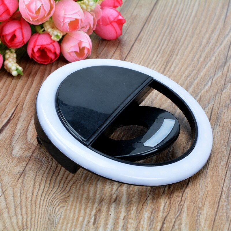 USB charge LED selfie ring light for iphone phone