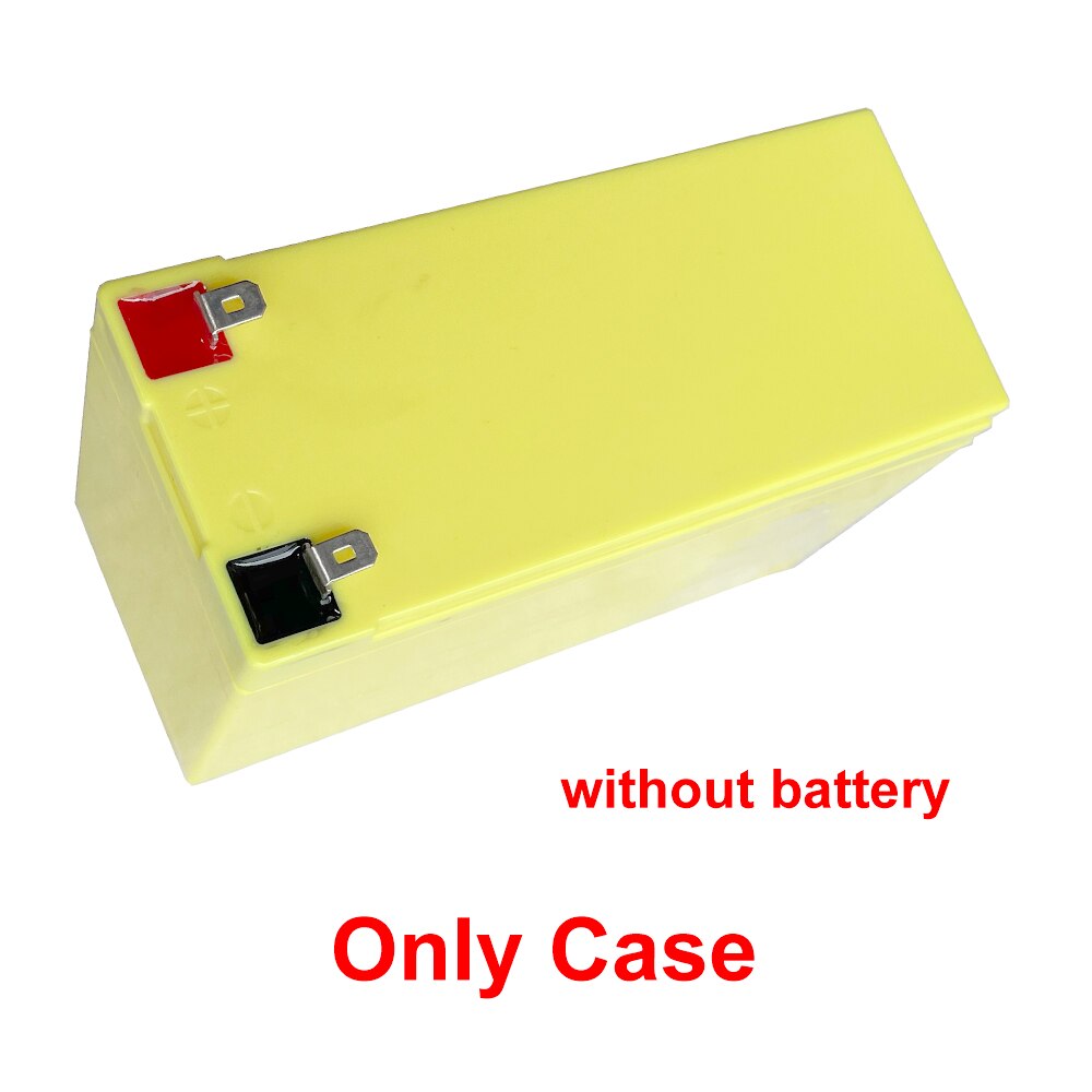 12V7Ah Battery Case Replace Lead Acid for 21PCS 18650 Cells Box DIY 12V 7Ah 3S7P 4S5P 3x7 Holder Solar System Energy Storage: Yellow Only Case