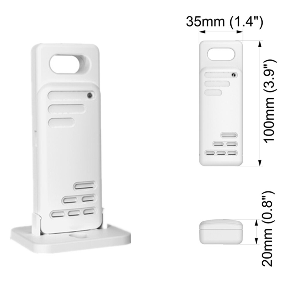 LCD ℃/℉ Digital Wireless Indoor/Outdoor Thermometer Clock Temperature Meter With Transmitter Wireless Weather Station