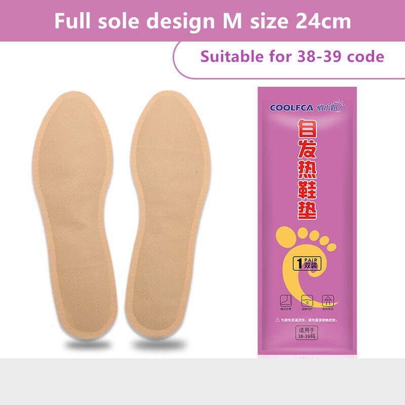 5/10 Winter Self-heating Insoles Boots Foot Warmer Heating Pads No Need For Electric In: M size 10 pairs