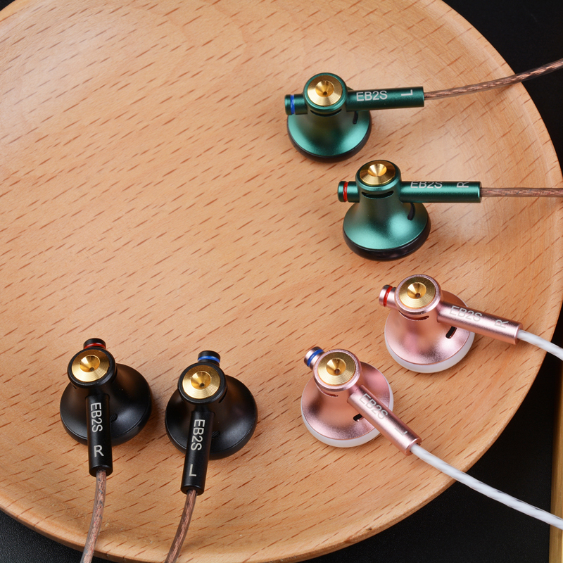 NICEHCK EB2S Earphone HD Mirophone Earbud L Plug 15.4mm LCP Dynamic Vocal Music Headset Wired 4.4mm In-ear Monitor B70/YD30/U2