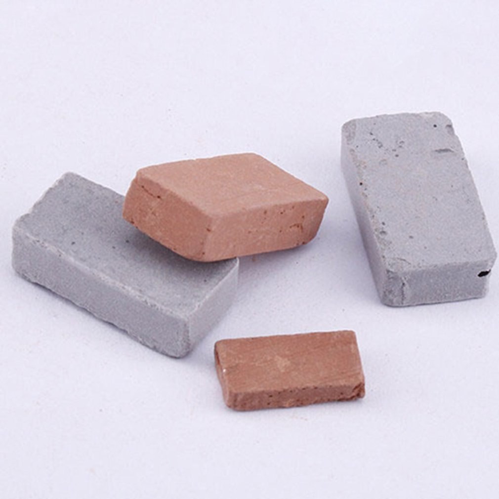 Kleuterschool Kinderen Diy Handleiding Les Zand Tafel Building Model Bakstenen Gebouw Huis Simulatie Mini Rode Baksteen Groene Tegel