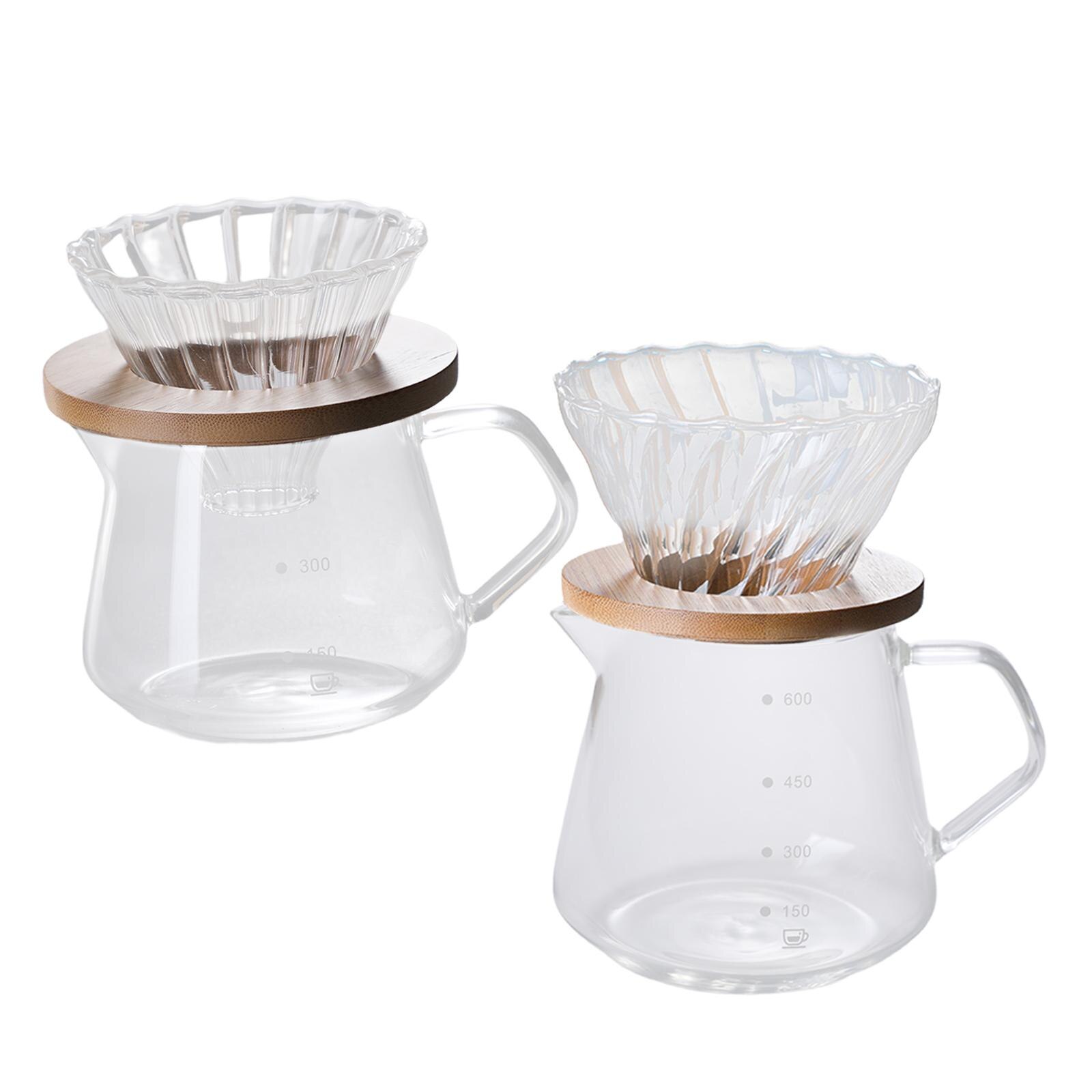 Coffee Dripper Pour Over Coffee Pot Hand Brewing Pots Coffee Filter Cup Coffee Kettle Dripper Stand Coffee Maker Set