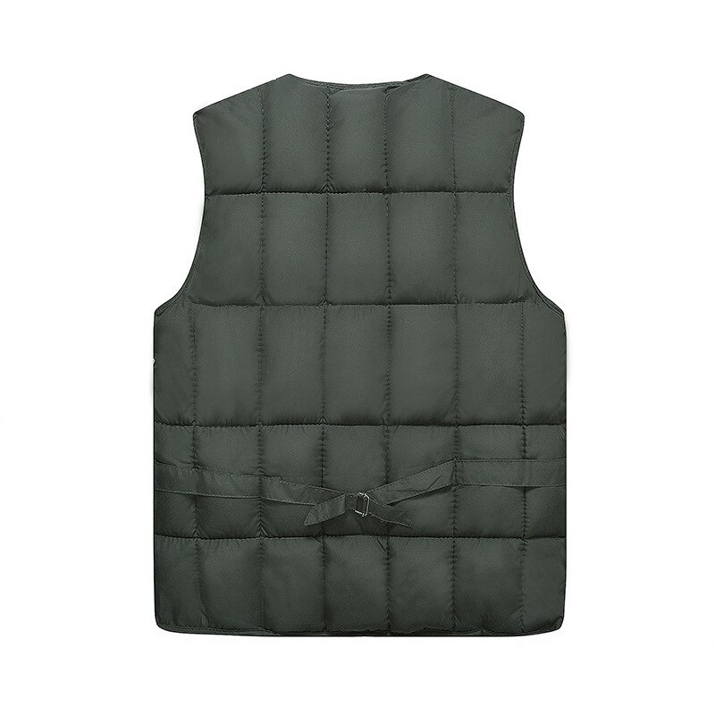 Efterår vinter herre #39 ;s varm tyk multi-lommer vest mandlig udendørs ridning fiskeri vandreture camping vindtæt ærmeløs vest 4xl