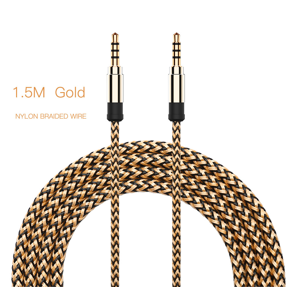 3.5mm Jack Aux Cable Male to Male Audio Cable 3.5 Jack Phone Extension Cable for Jack 3.5 for Phone MP3 Headphone Speaker