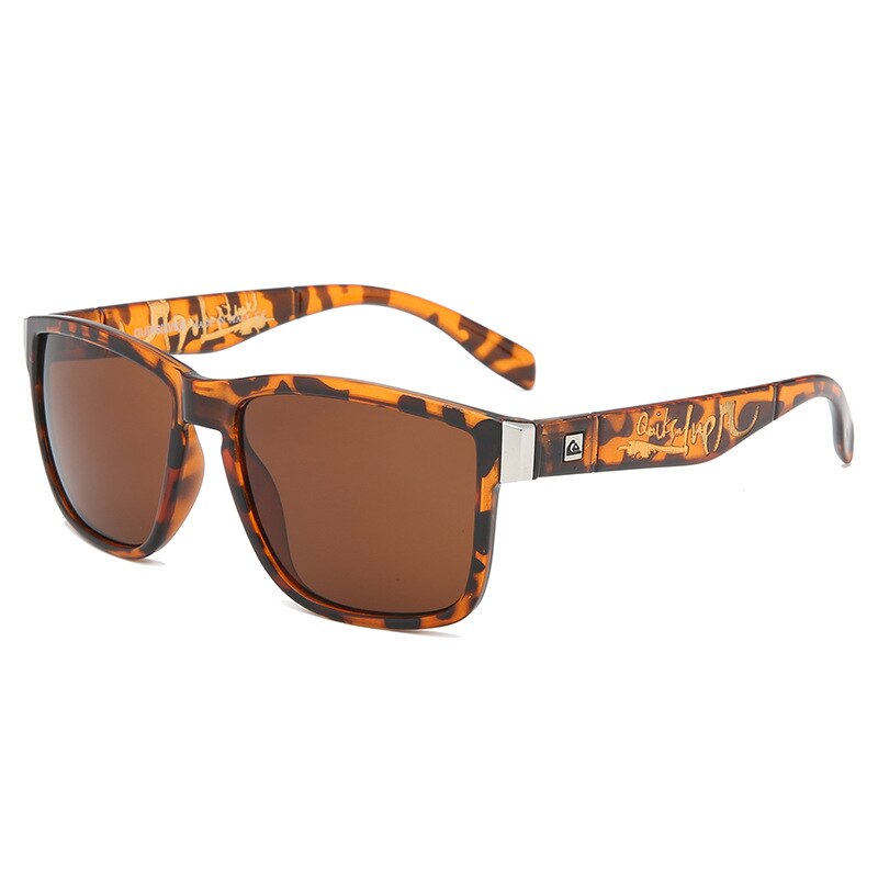 QS056 Klassieke Sport Zonnebril Mannen Vrouwen Strand Vissen Zonnebril Populaire Vierkante Glazen UV400: 4