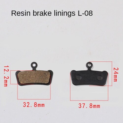 2 Paare (4 stücke) MTB Fahrrad Hydraulische Scheiben Bremsbeläge halb-metallisch Fahrrad Bremse Für SHIMANO SRAM eifrig HAYES Radfahren Fahrrad Teil: L-8