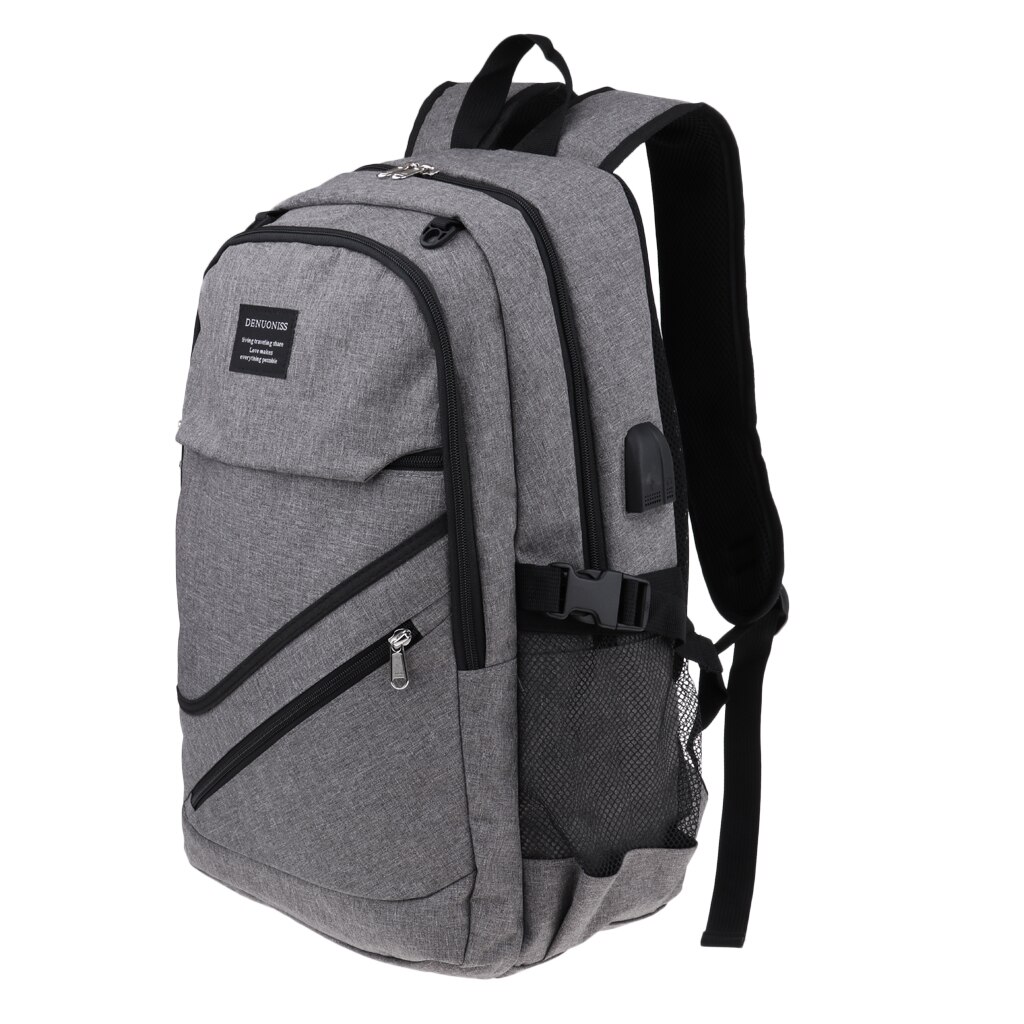 Unisex Tennis Racquet/Racket Backpack Bag Sports Rucksack Racquet Sport BagsTennis Backpack for Men Women: Carbon ash