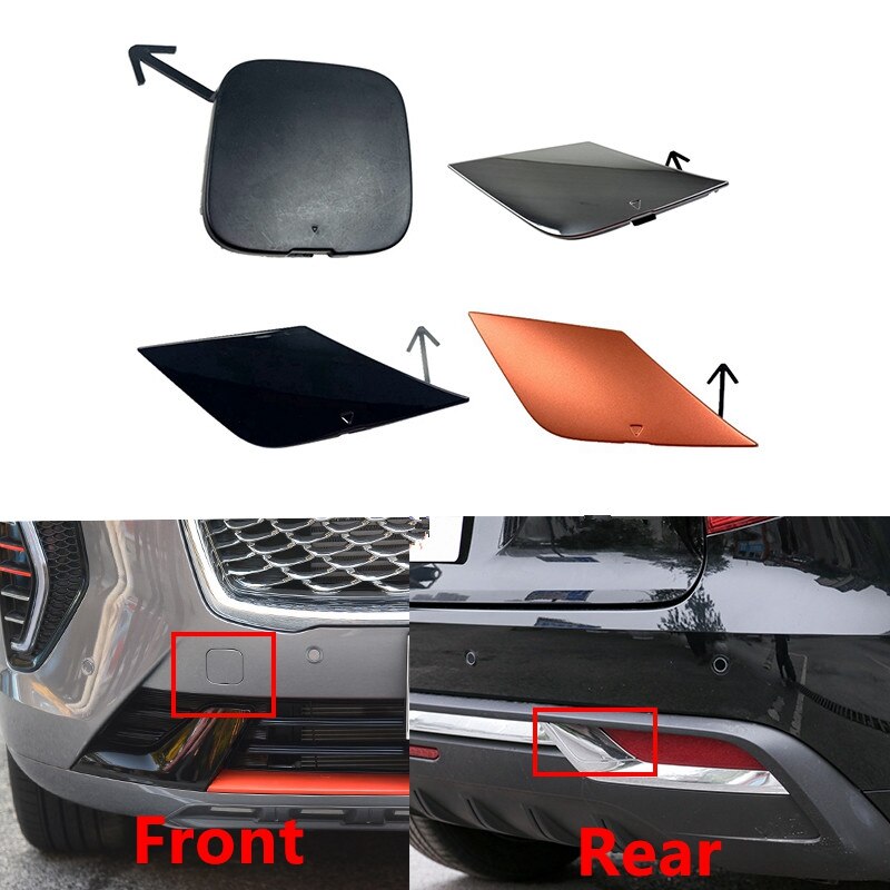 Für März Micra K13 Front Stoßstange Abschleppen Haken Abdeckung Tow Eye Anhanger Kappe 87528927