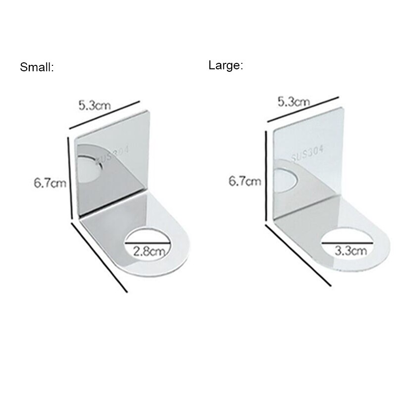 Stainless Steel Wall Mount Soap Shower Gel Dispenser Bottle Holder Self-adhesive Bathroom Organizer Supplies