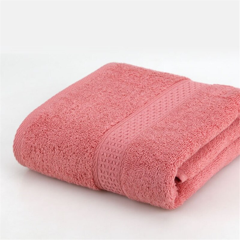 Large Bath Towels for Adults, 100% Cotton, Solid Terry, Beach Towel, Absorbent Yoga Shower Towels Bathroom, , 70*140cm