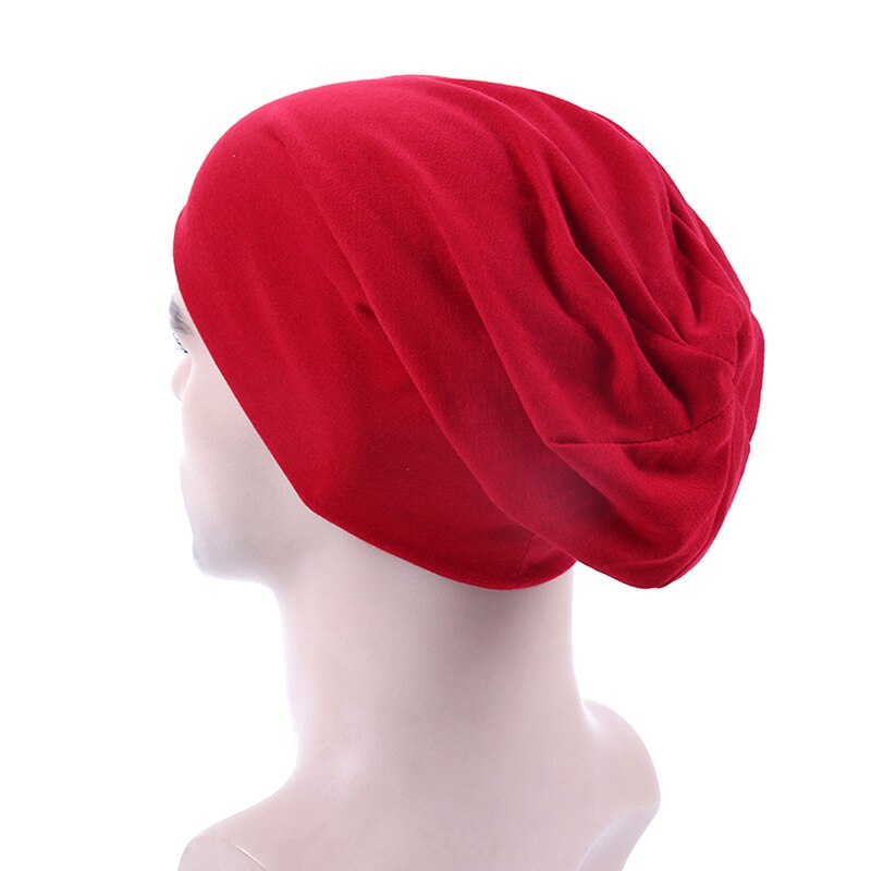 Women Men Beanies Hat Solid Color Hip-hop Snap Thin Soft Beanies Hat Cap Bonnet