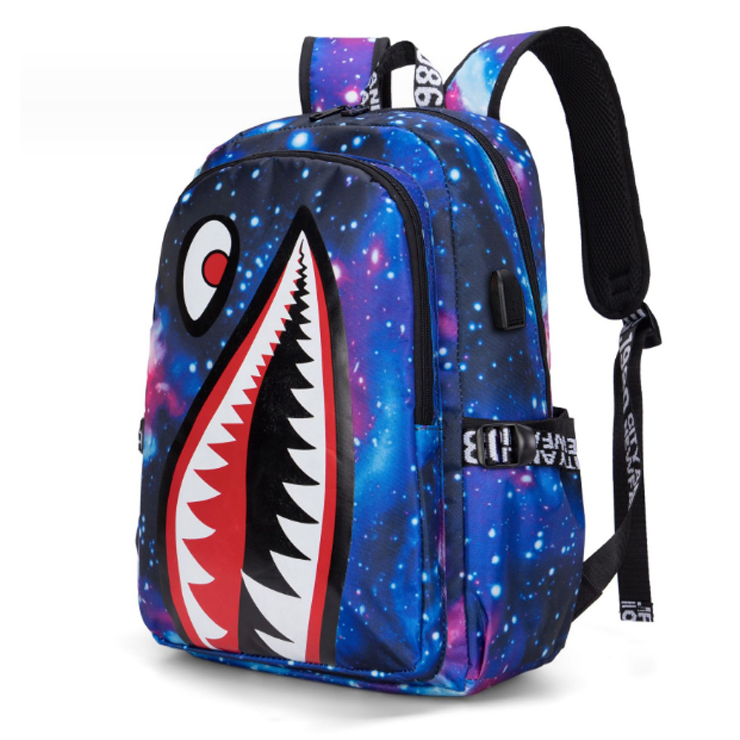 Camo Bookbag for Middle Shark Backpack Boys for Kids School Bags Travel Back Pack: Orange