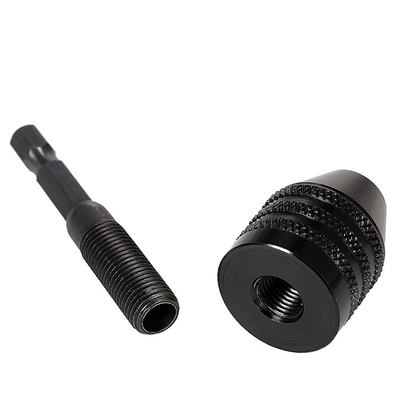 0,8-8mm Bohrer Futter verhexen Schaft Adapter schnell Ändern Keyless Elektrische Bohrer Leuchte Werkzeug Mini Bohrer Futter Und bisschen einstellen