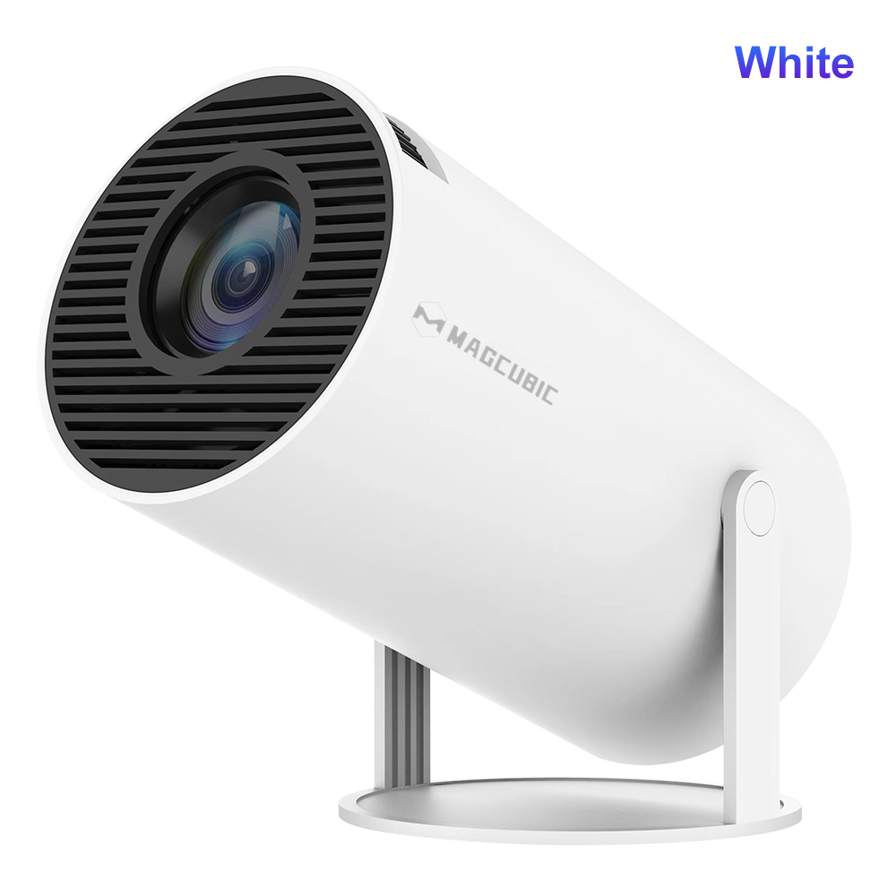 Projektor Magcubic Android 11 4K 1280 * 720P HY300 Dual Wifi 260ANSI 180 ° elastyczny przenośny projektor BT5.0 Cinema Outdoor HY300 Pro: color1 / Wtyczka australijska