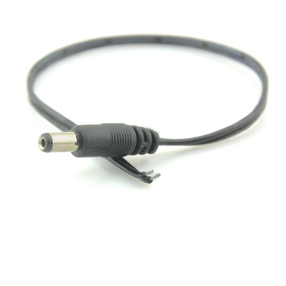 DC Power Mannelijke Connector Tail 2.1*5.5mm Pigtail Kabel Plug Adapter 12 V/24 V