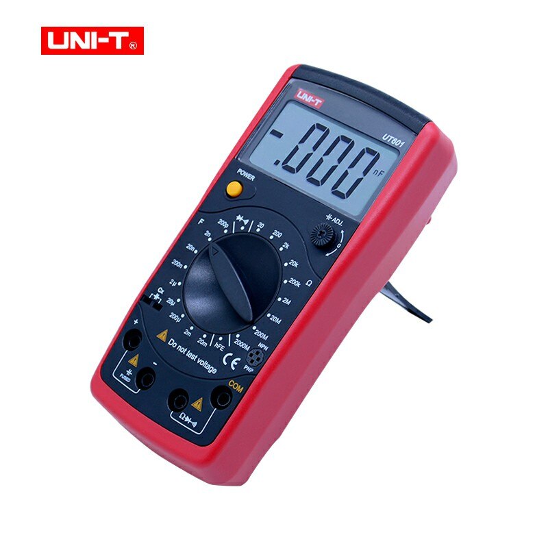 UNI-T UT601 Digital Capacitance rel meter Ohmmeters Capacitor Resistor w/Diode &amp; Continuity Buzzer