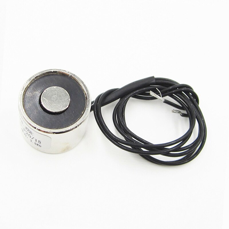 Dc 24v pitomagneetti sähkö  p20 / 15 nosta 2.5 kg sähkömagneetti solenoidi