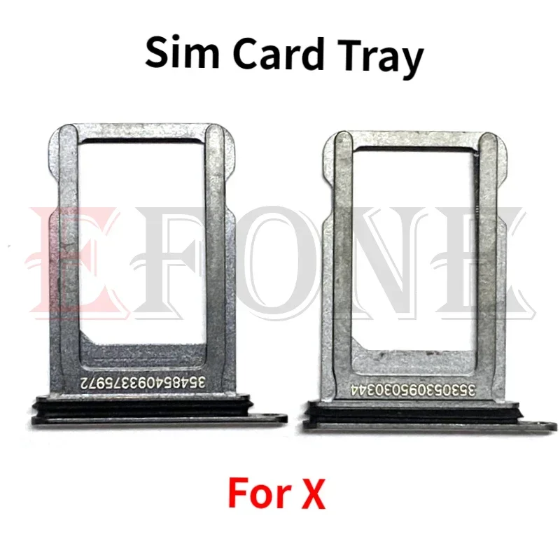 Para Apple iPhone X XR XS Max ranura para tarjeta Sim soporte de bandeja lector de tarjetas Sim