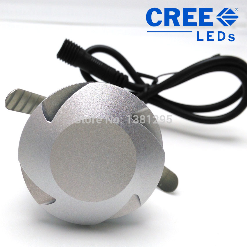 IP67 LED Deck Lights 12V 24V 3W CREE Recessed Floor Stairs Step Wall Driveway Patio Paver Underground Lamp Outdoor Spotlight