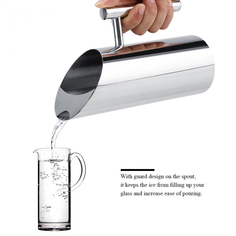 Zerodis-Jarra de agua fría de acero inoxidable, tetera recta resistente al hielo, herramientas para beber en el hogar, hervidor de agua