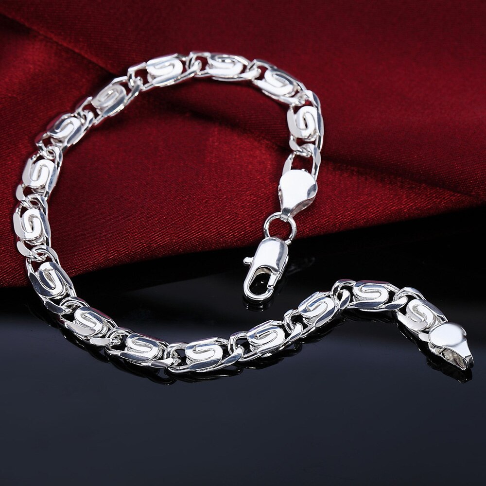 925 silber Gold farbe exquisit 10mm kette männer frauen Kette edle hochzeit Armbinde charme hochzeit geburtstag einige stil: LH008