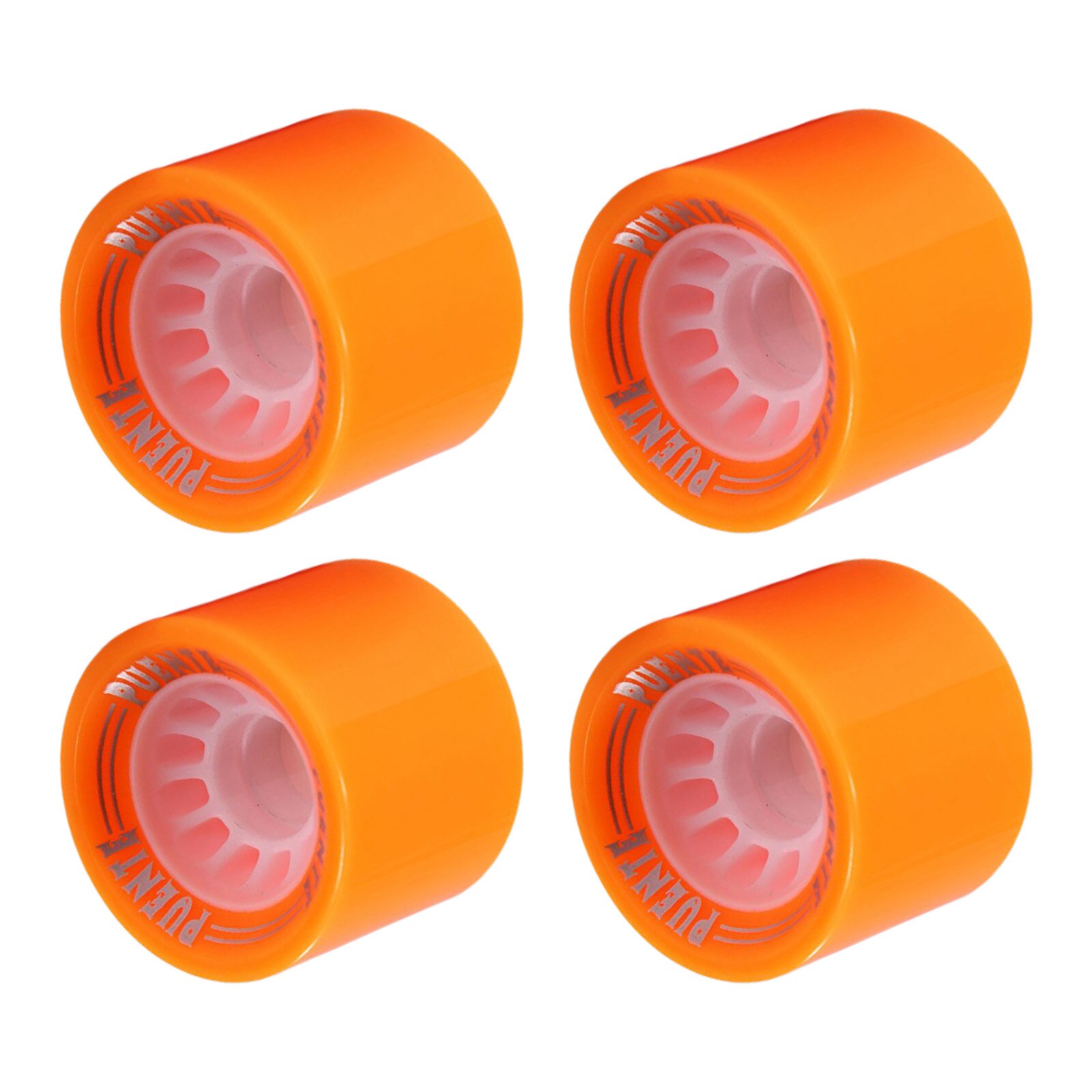 4/Set Skateboard Wheels Cruising Wheel for Long Board Accessories: Orange
