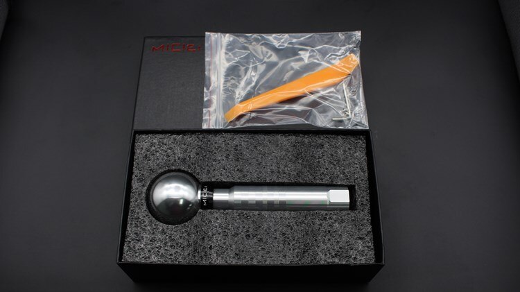 MICIEI Gear universal shift knobs for CVT HONDA FIT: Silver