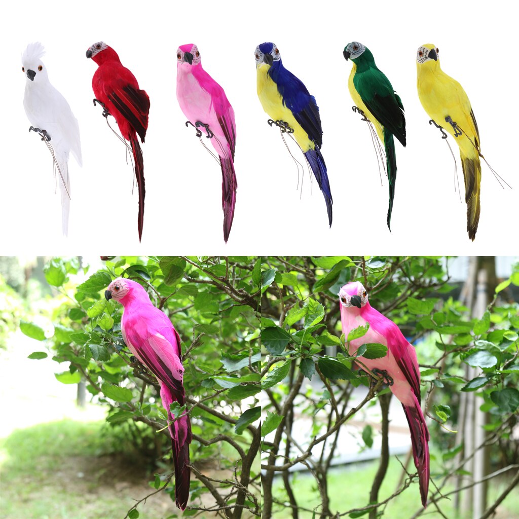 nåde Ung Indtil Tro mod naturen ara papegøje desktop ornament kunstig fjerret fugl model –  Grandado