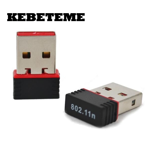 KEBETEME Mini Netwerkkaart Draadloze 150Mbps USB WiFi LAN Adapter 802.11n/g/b WIFI adapters antenne Voor PC Computer