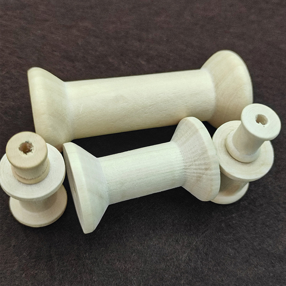Bobinas de madera para manualidades, carretes de hilo vacíos para hilo, cintas de alambre, carrete, accesorios de costura, herramientas para manualidades de madera, 100/50/20/10/5 uds.