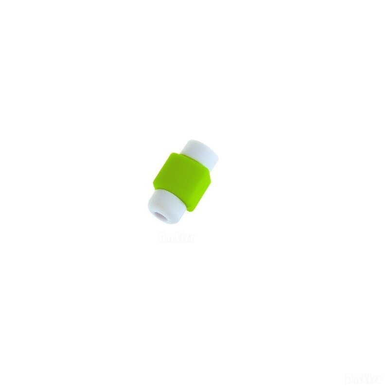 Protecteur de câble USB en Silicone, housse de Protection pour fil d&#39;écouteur, chargeur de données, pour Apple iphone Samsung: Green