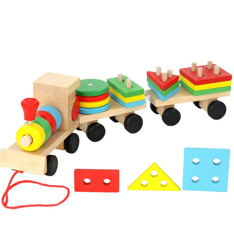 Qwz Montessori Houten Speelgoed Childhood Leren Speelgoed Kinderen Kids Baby Kleurrijke Houten Blokken Verlichting Educatief Speelgoed: 15